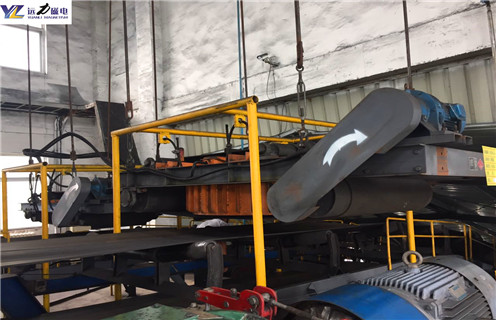 帶式電磁除鐵器，天津帶式電磁式除鐵器工作原理_天津帶式電磁式除鐵器構造選型_廠家