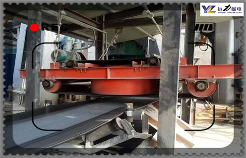 帶式電磁除鐵器，福州帶式電磁除鐵器安裝工作原理_福州帶式電磁除鐵器安裝構造選型_廠家