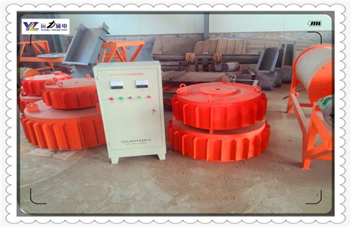 干粉電磁除鐵器，河南干粉電磁除鐵器_浙江油冷電磁自卸式除鐵器訂做如何鑒別好壞_安裝及控制原理圖